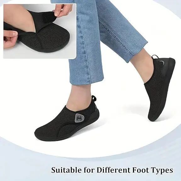 Adjustable Drop Wide Fit Shoes