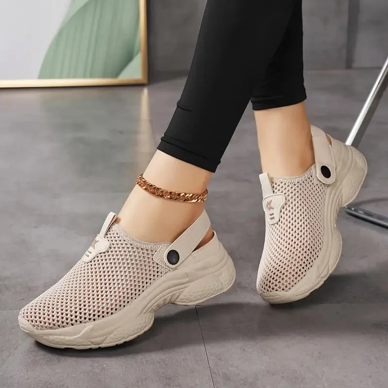 AirFlex Mesh Sneakers — Cloud Slides