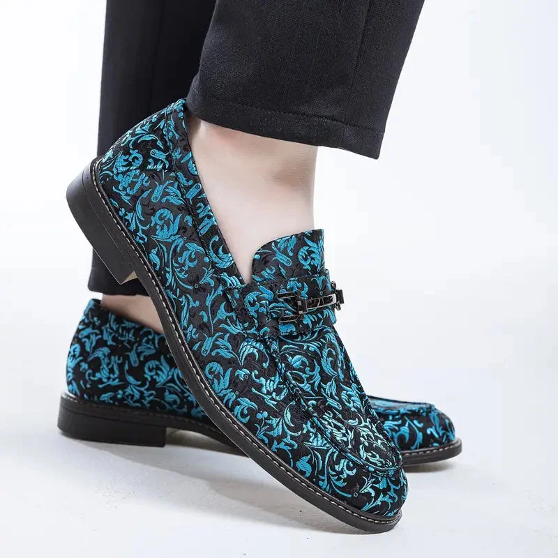 Ambrose Brocade Loafers — Cloud Slides