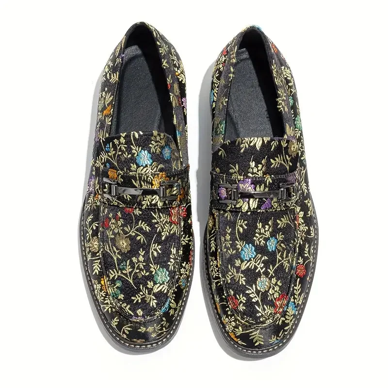 Ambrose Brocade Loafers