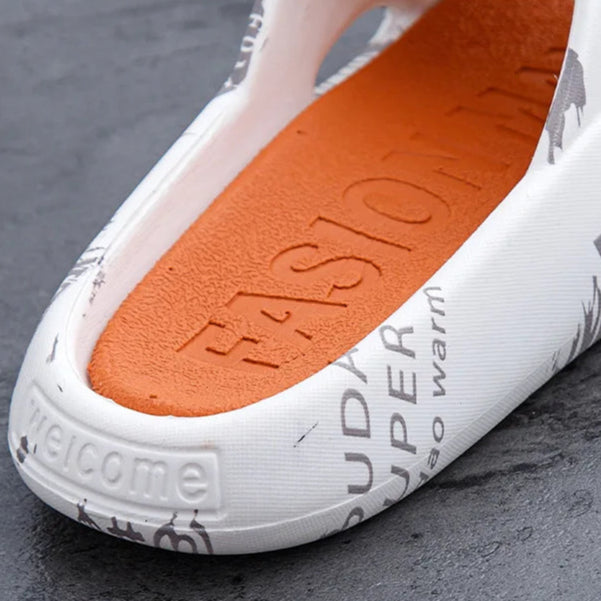 Brick Bear Cotton Slippers