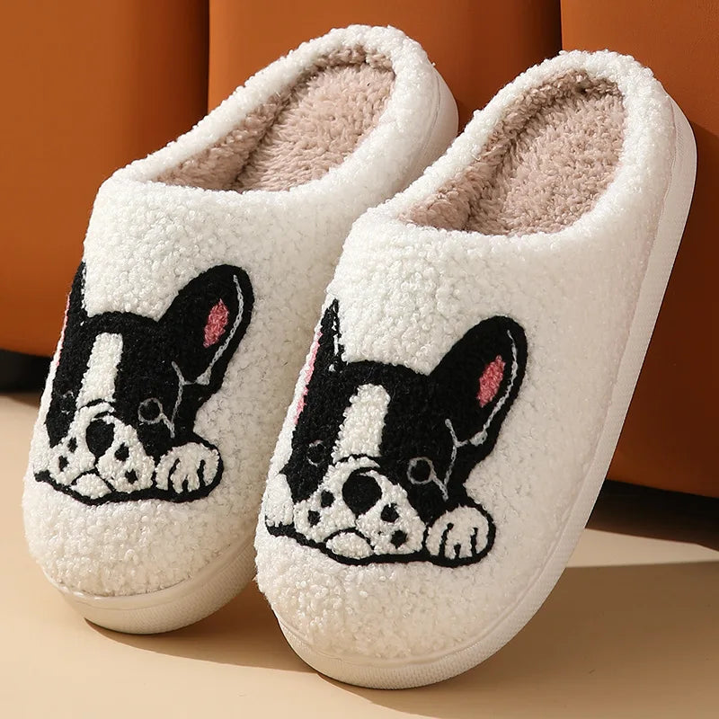 Bulldog Slippers — Cloud Slides
