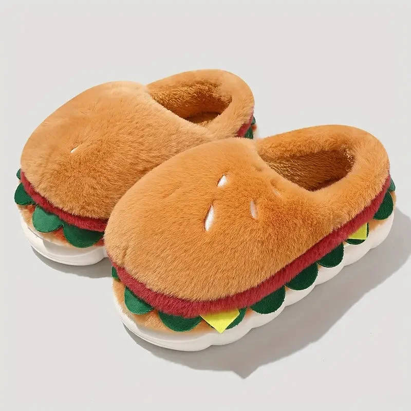 Burger Slippers — Cloud Slides