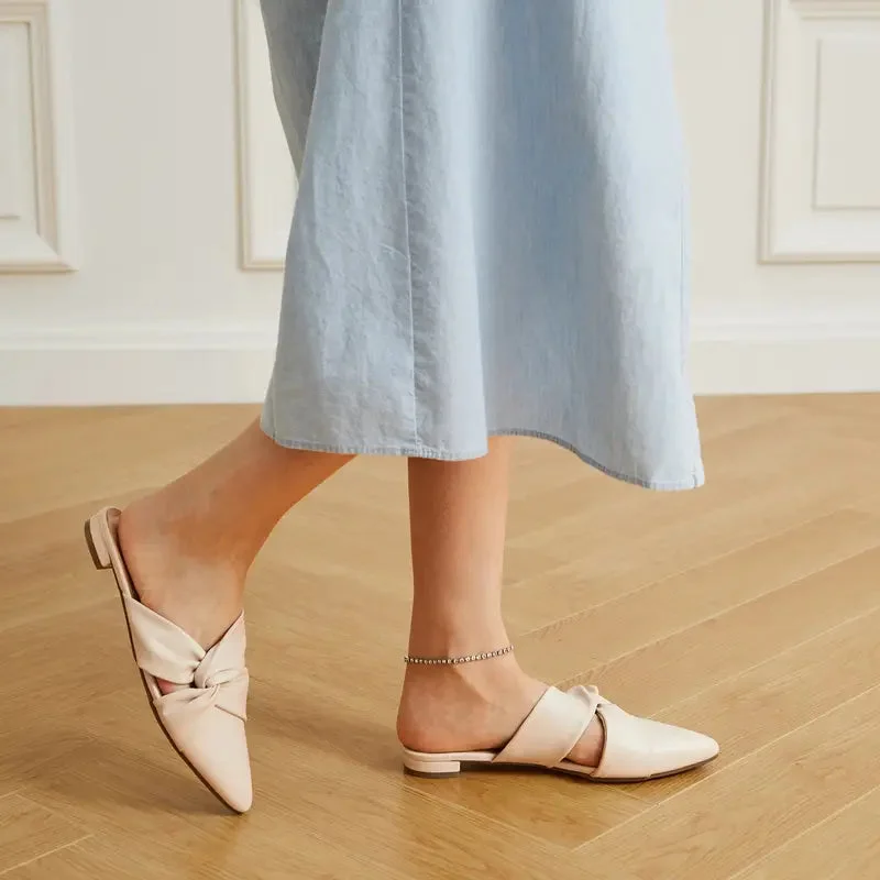 Celestine Knot Mules