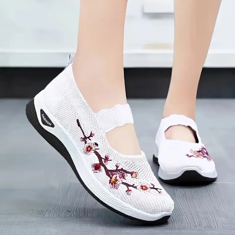 Cherry Soft Slip On Trainers