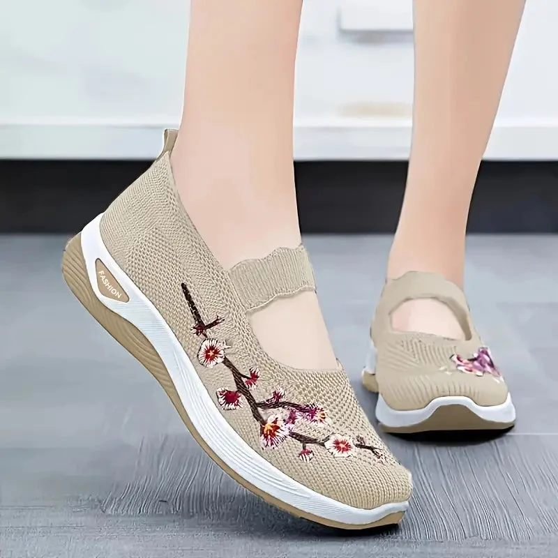 Cherry Soft Slip On Trainers