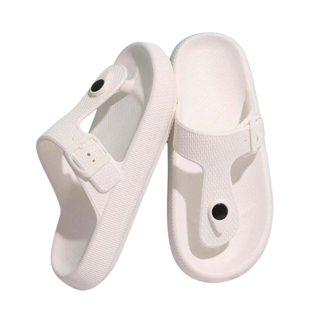 Chunky Flip Flops — Cloud Slides