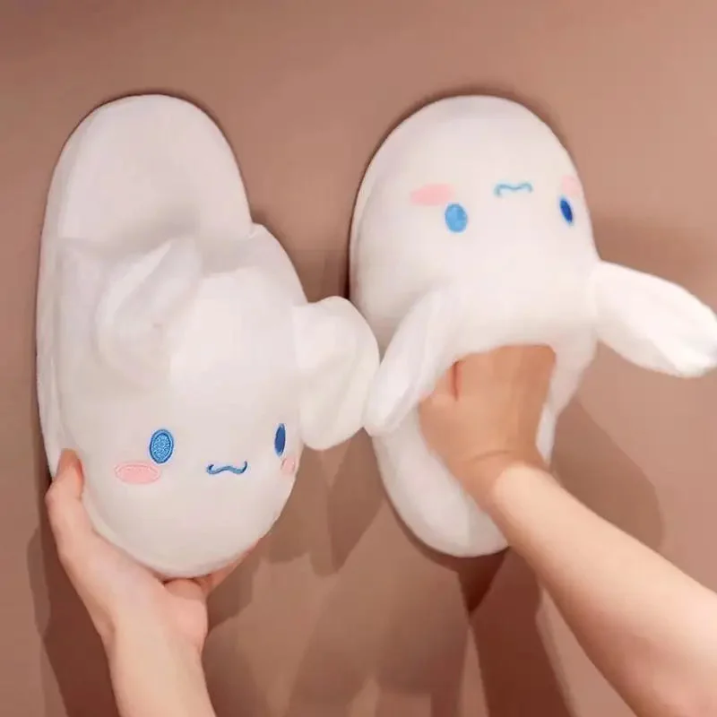 Moving Ear Bunny Slippers
