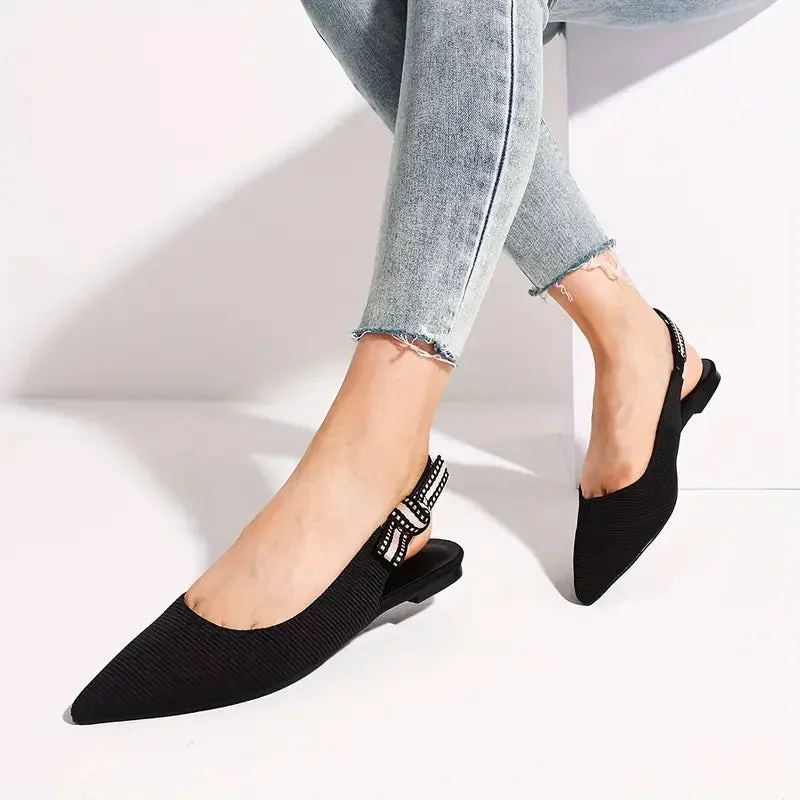 Clara Bow Slingback Flats