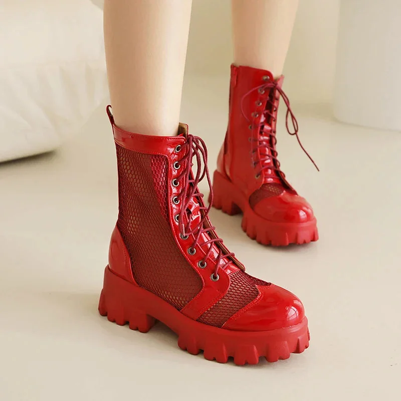 Combat Mesh Boots