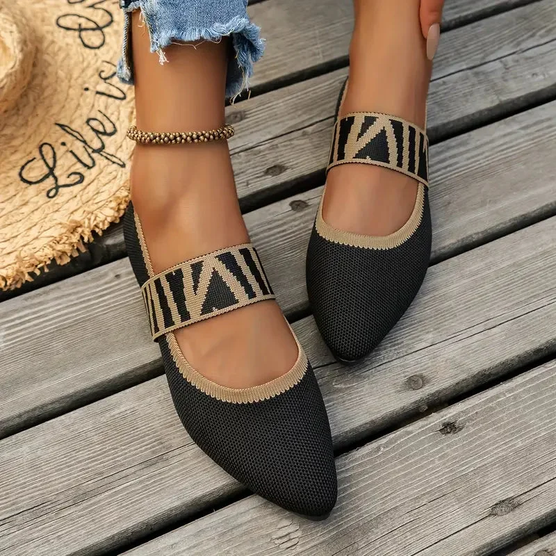 Comfy Pointed Ballet Flats — Cloud Slides