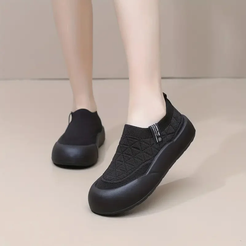 Core Flex Knit Comfort Shoes — Cloud Slides