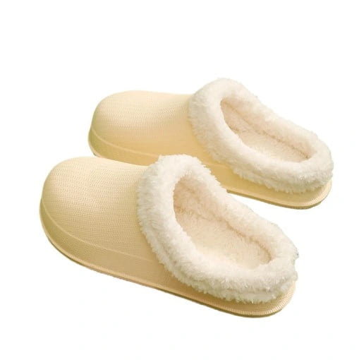 Cotton Fur Clogs