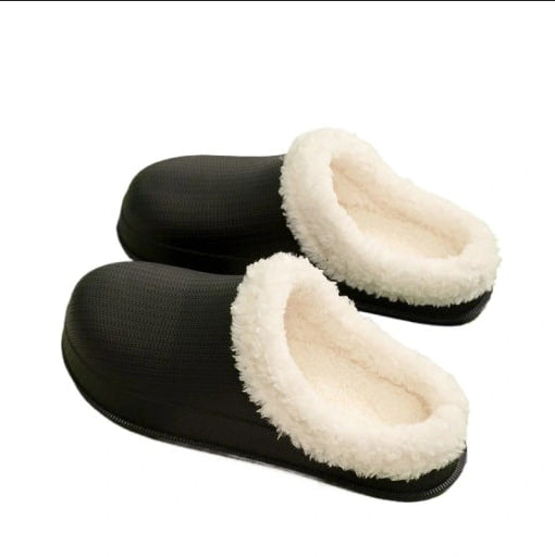 Cotton Fur Clogs