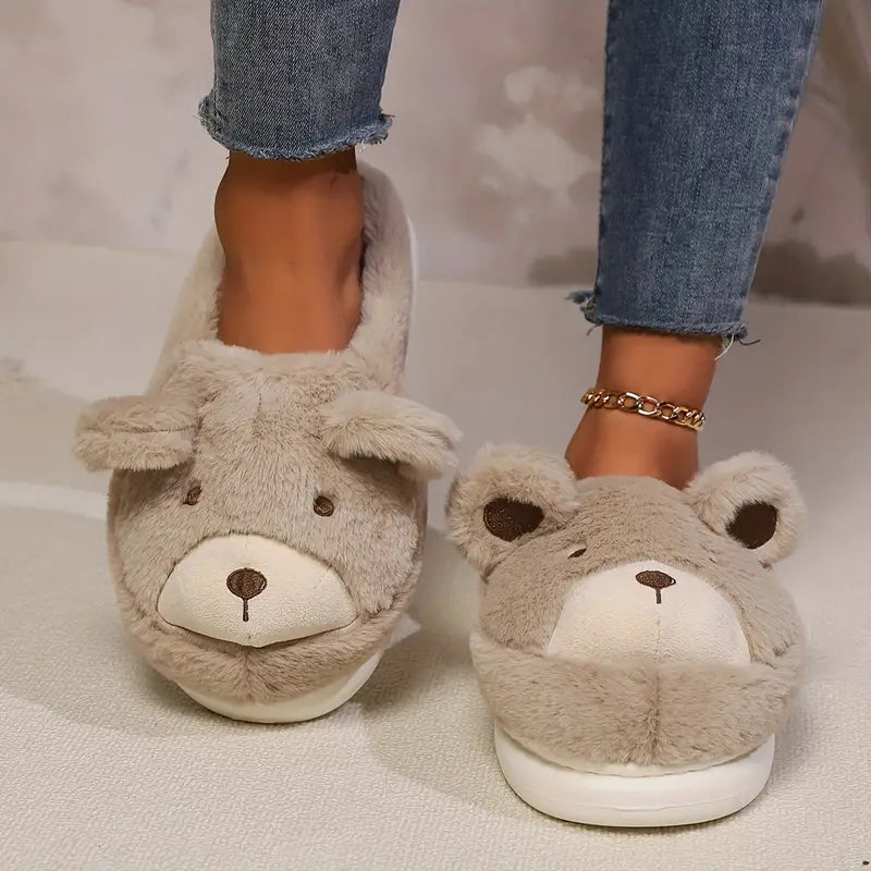 Cozy Bear Slippers — Cloud Slides