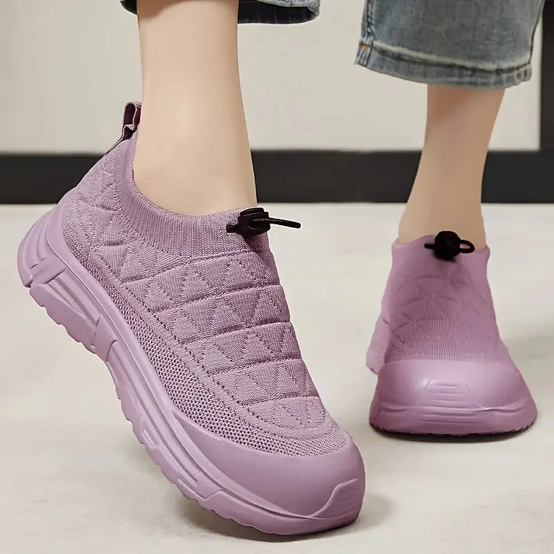 CozyLift Quilted Sneakers