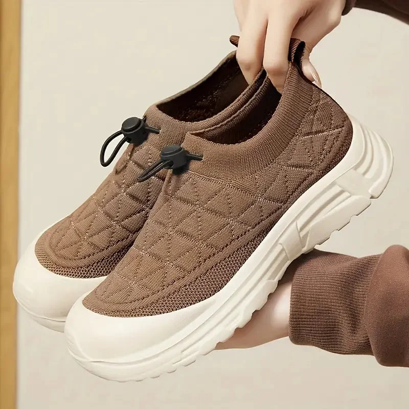 CozyLift Quilted Sneakers