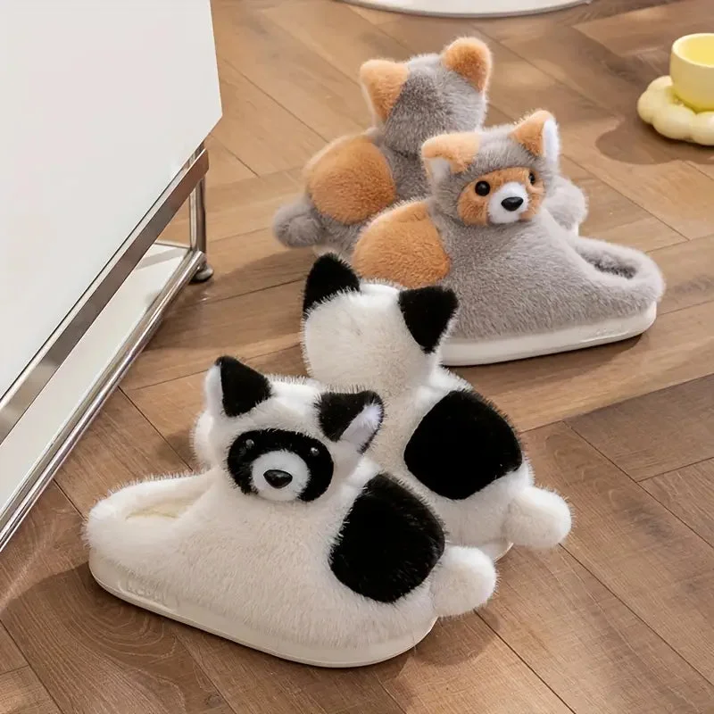 Cute Raccoon Slippers