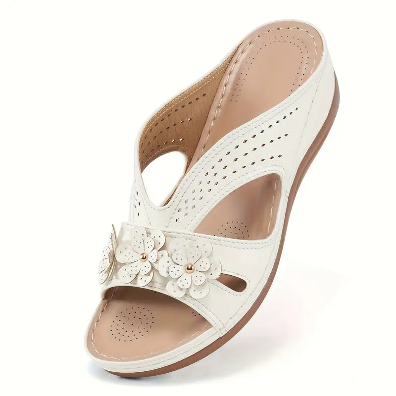 Daisy Wedge Sandals — Cloud Slides