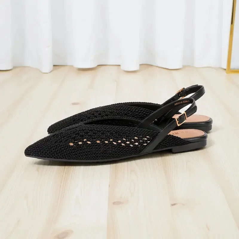 Delphine Mesh Sling Flats