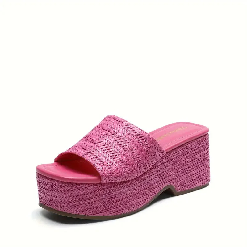 Esme Woven Platform Sandals