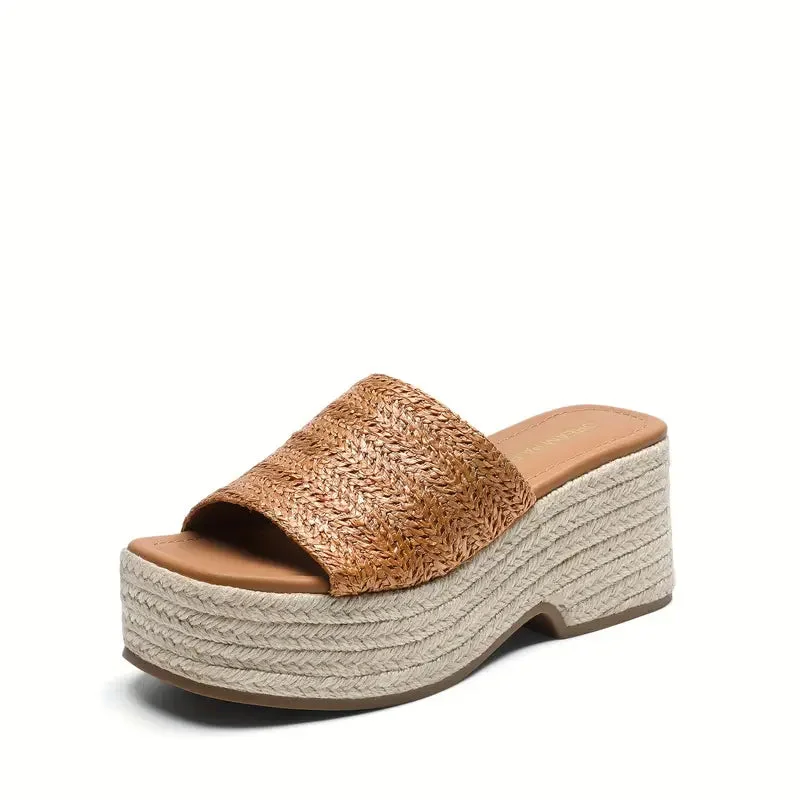 Esme Woven Platform Sandals