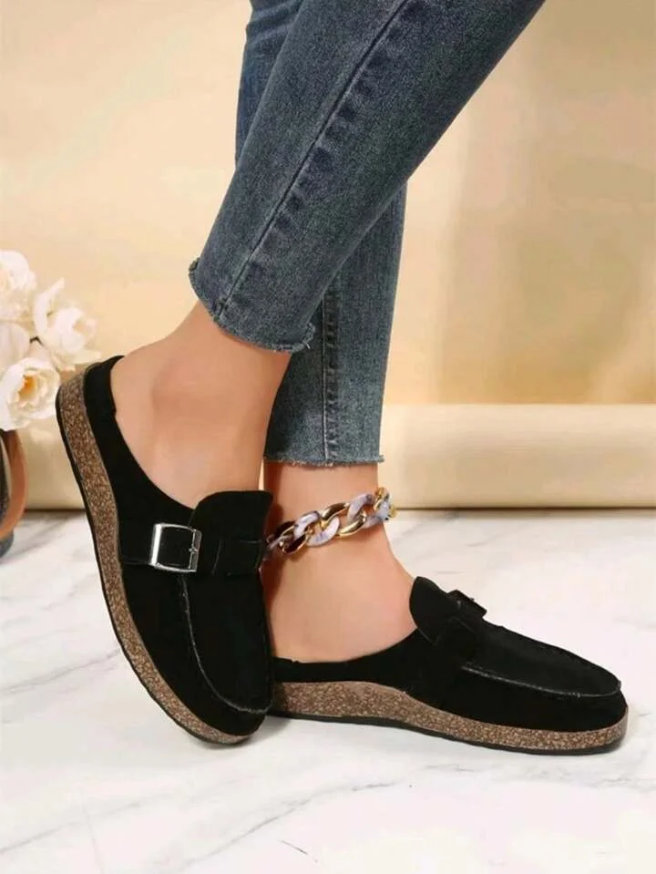 Evelyn Buckle Mules