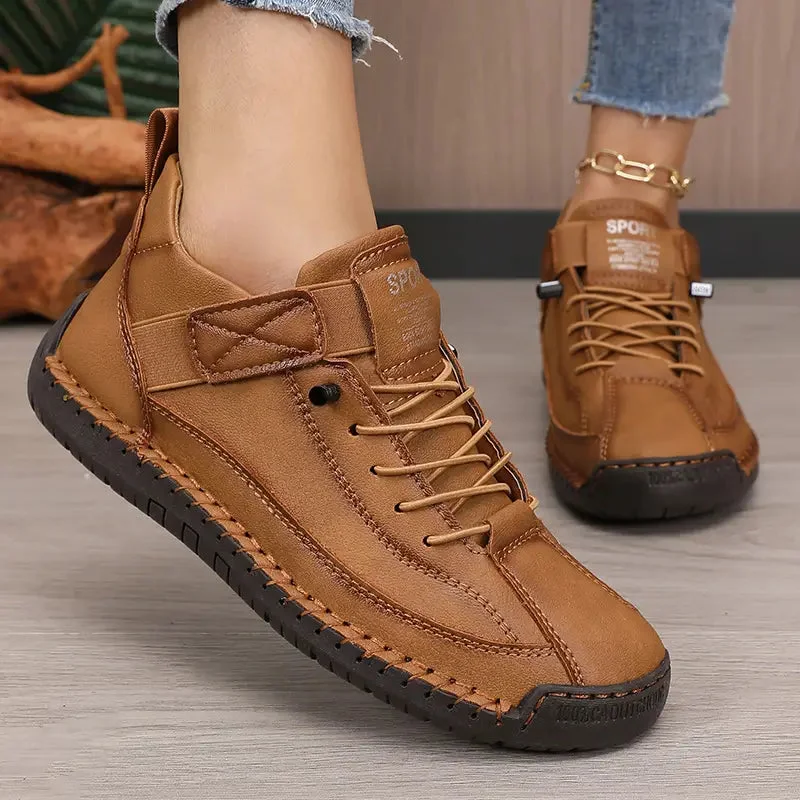 Leather Comfort Casual Shoes — Cloud Slides