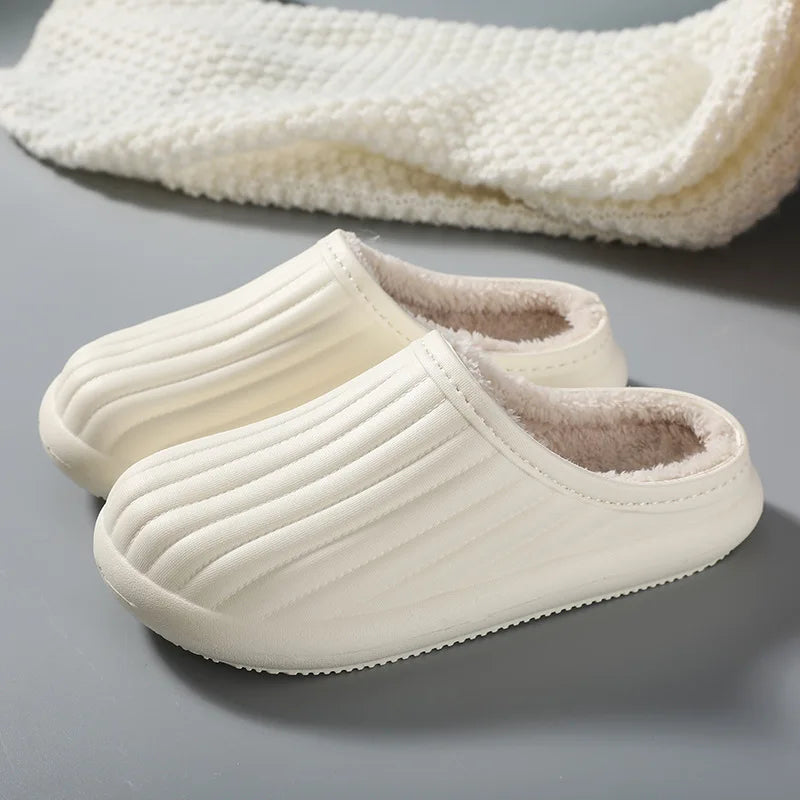Faux Fur Cozy Slides