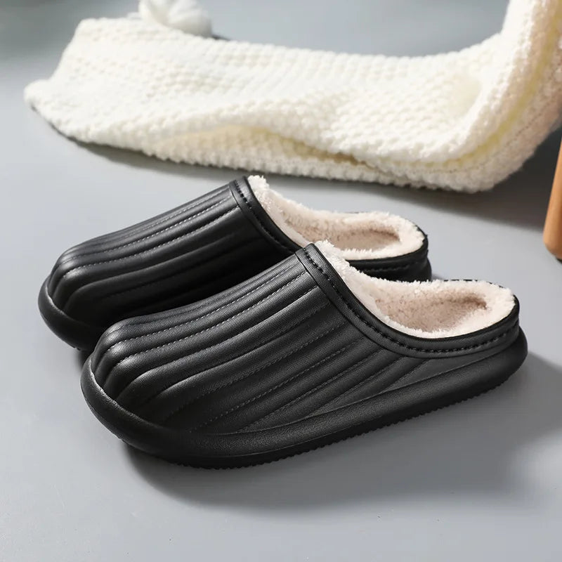 Faux Fur Cozy Slides