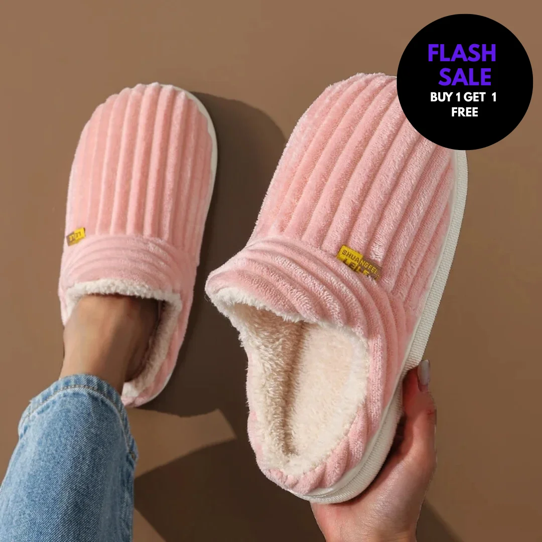 Flat Cozy Plush — Cloud Slides