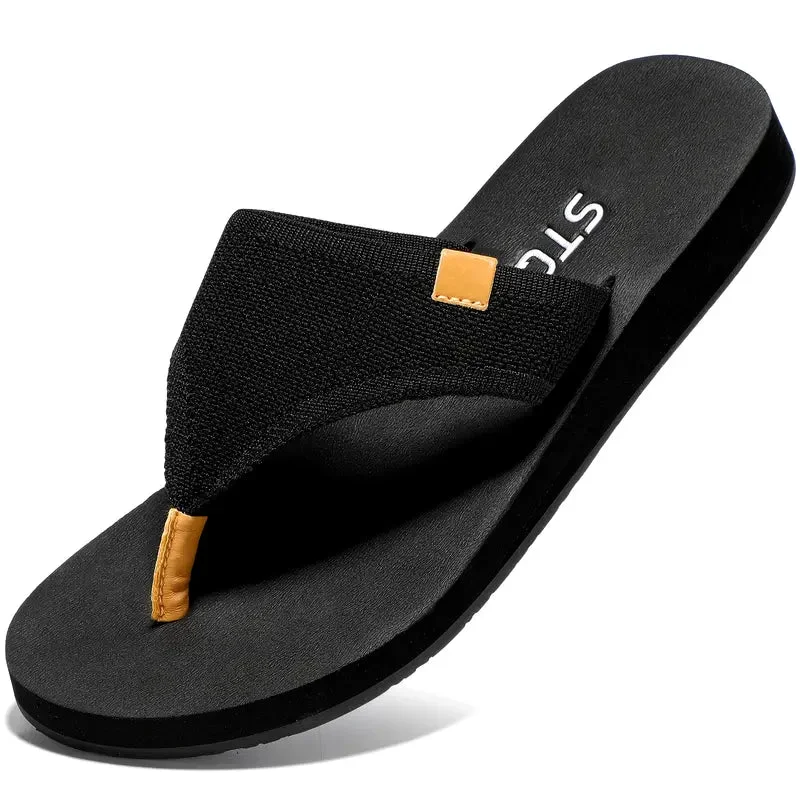 Flora Knit Flip Flops — Cloud Slides