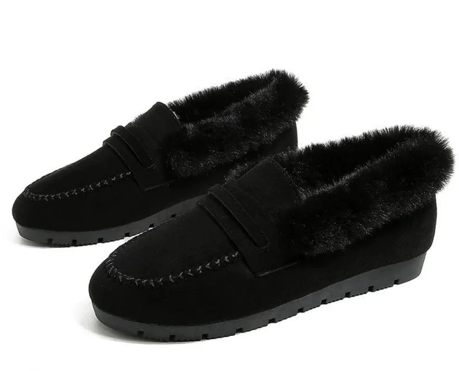 Fur Haven Loafers — Cloud Slides