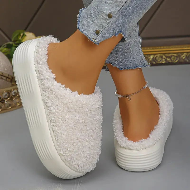 Fur Slip-On Mules