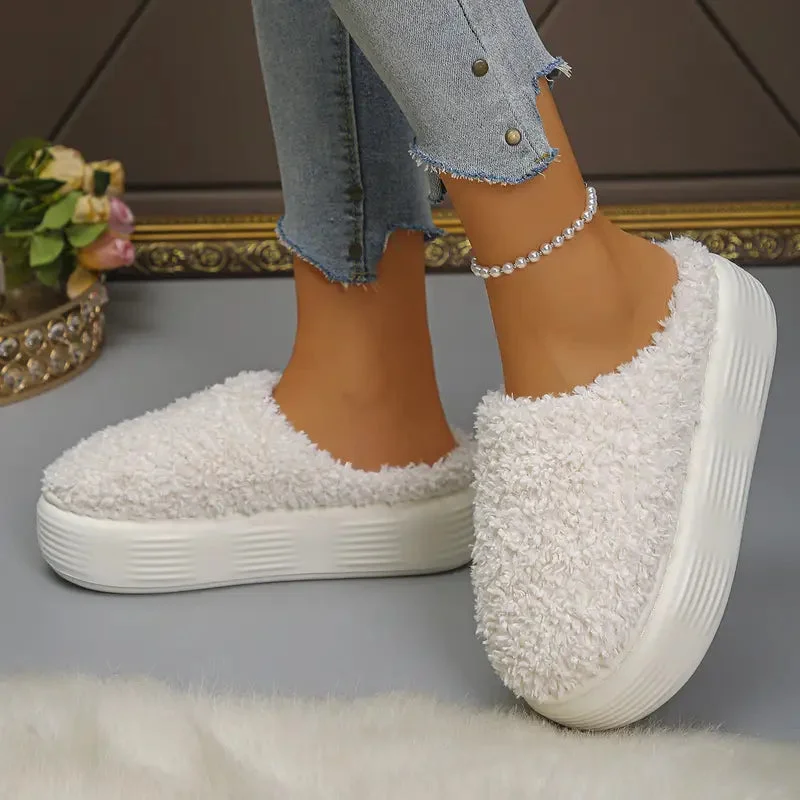Fur Slip-On Mules