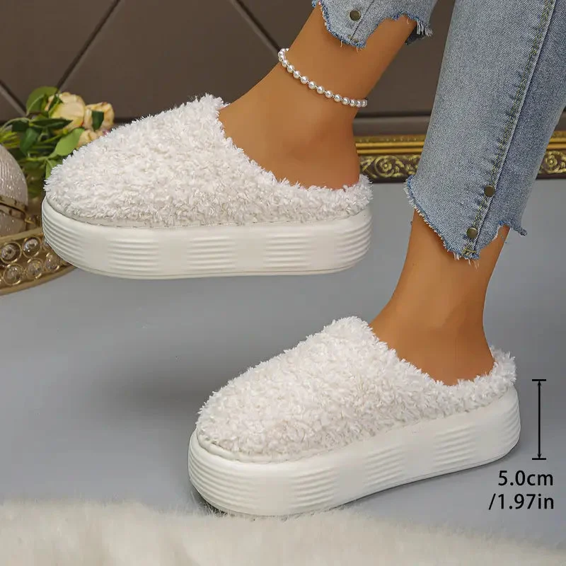 Fur Slip-On Mules