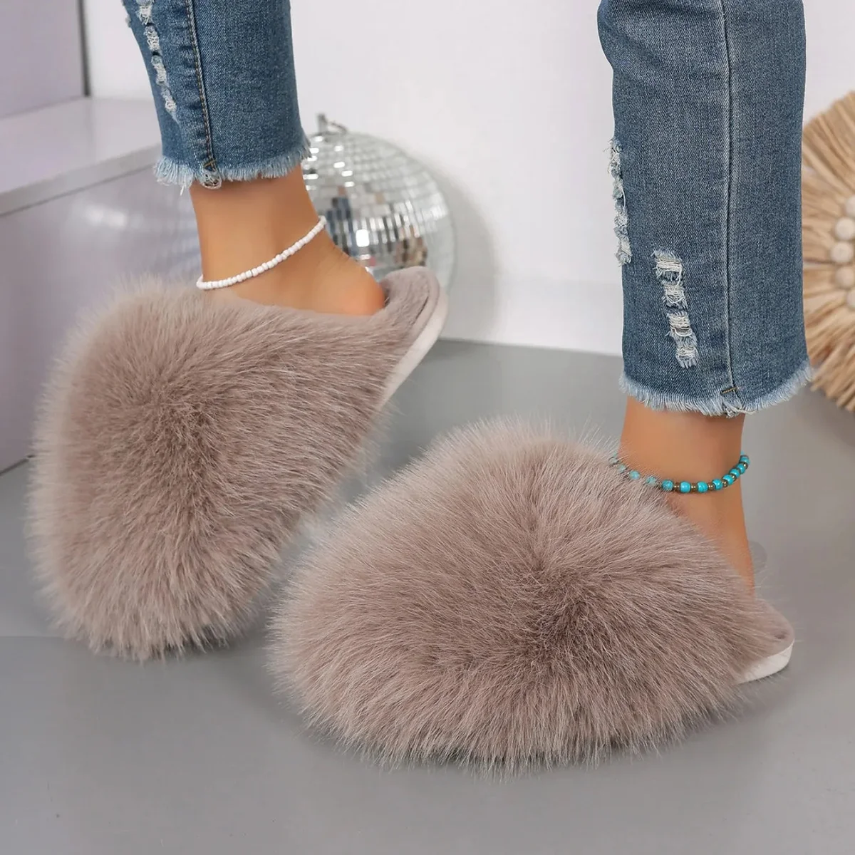 Furry Fuz Cloud Slippers