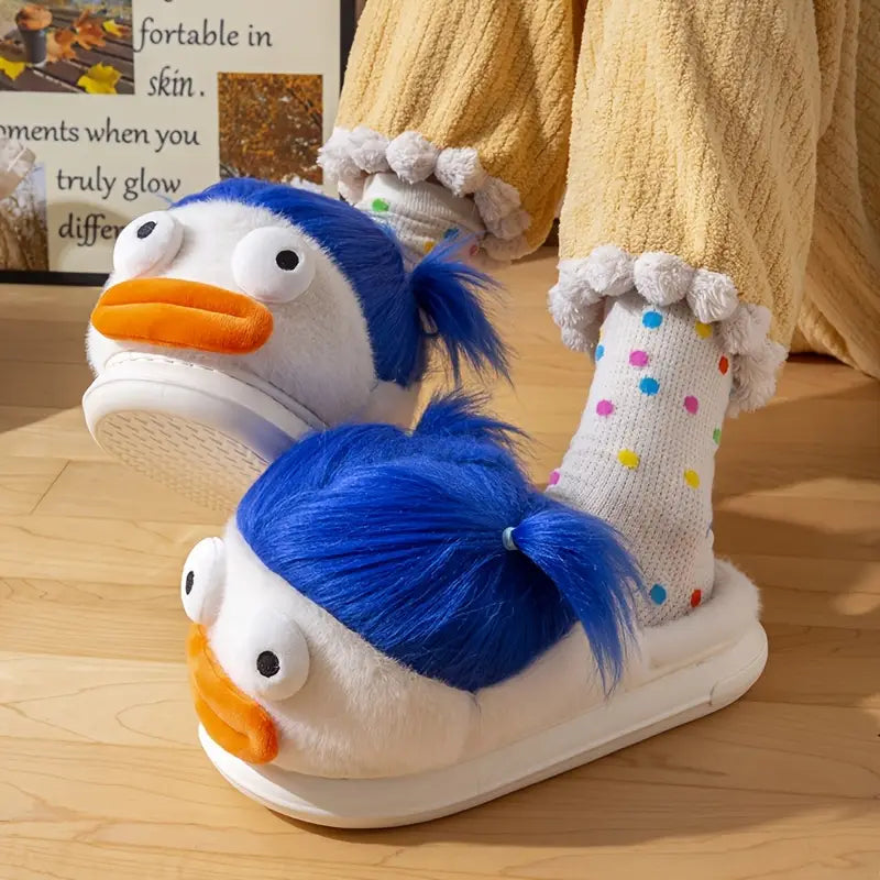 Fuzzy Fun Winter Slippers