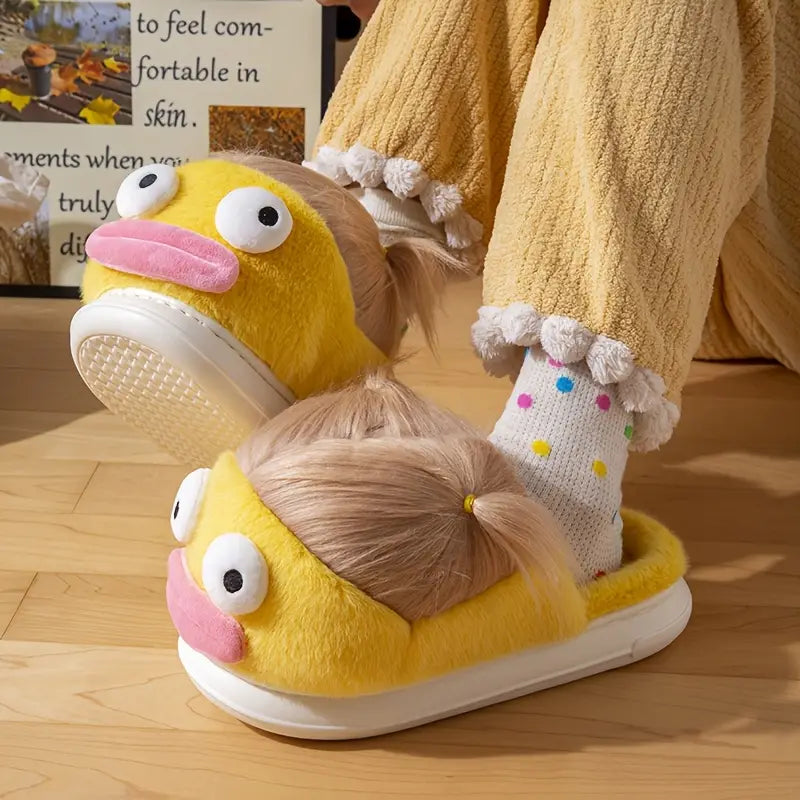 Fuzzy Fun Winter Slippers