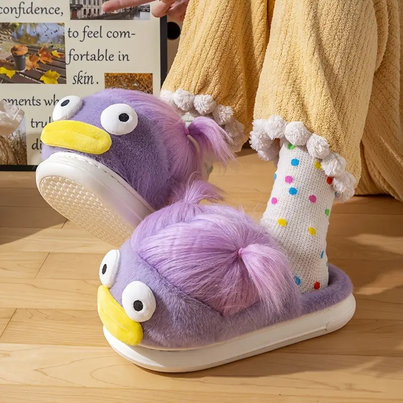 Fuzzy Fun Winter Slippers