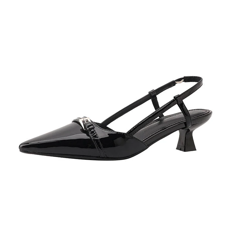 Gloss Slingback Heel