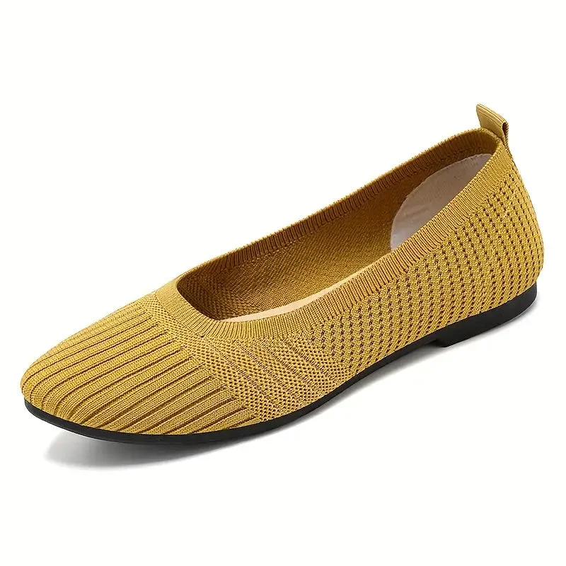 Hazel Stretch Knit Flats