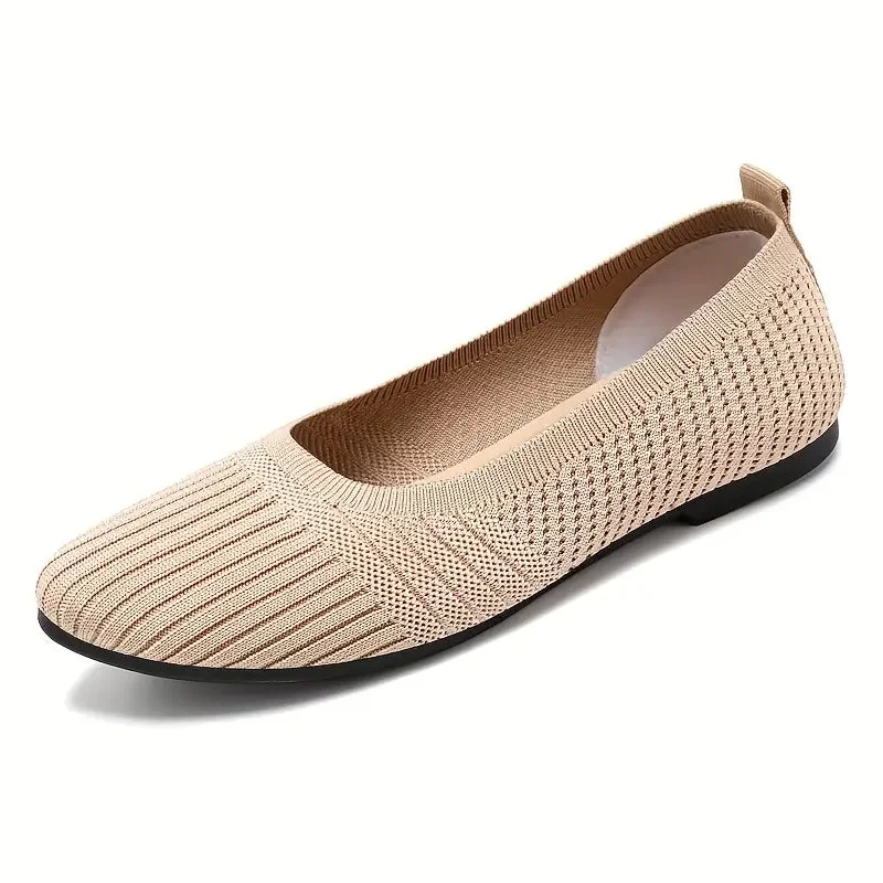 Hazel Stretch Knit Flats