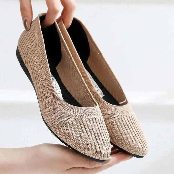 Hazel Stretch Knit Flats