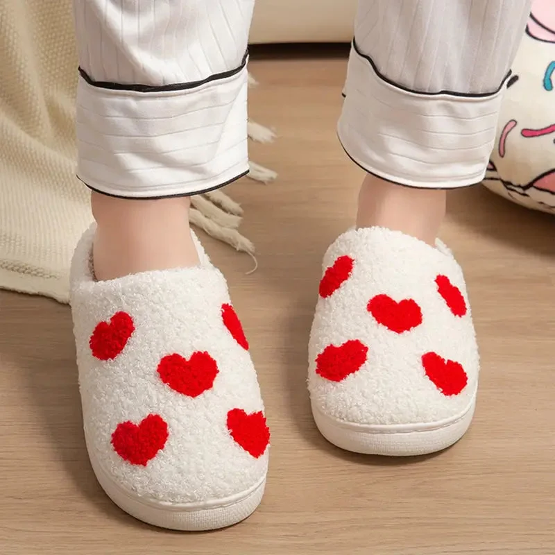 Heart Pattern Slippers