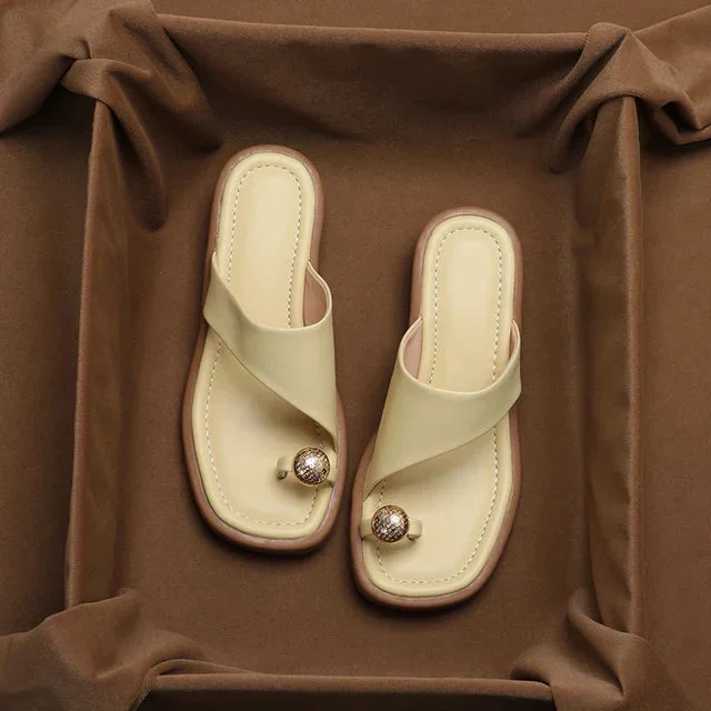 Juno Bead Sandals — Cloud Slides