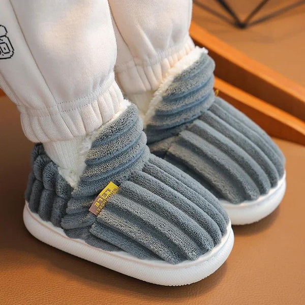 Kids Fur Cozy Shoes — Cloud Slides