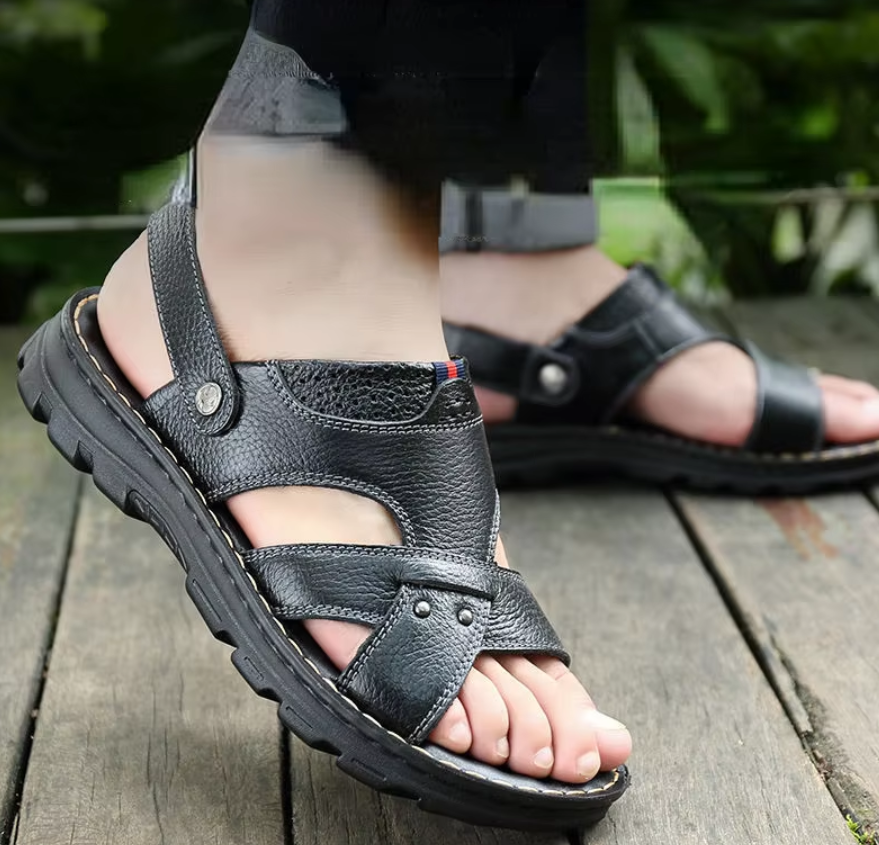 Leather Non-Slip Sandals