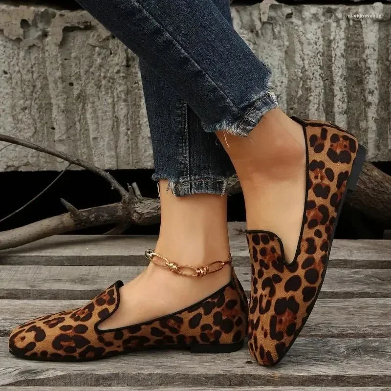 Leopard Flat Shoes