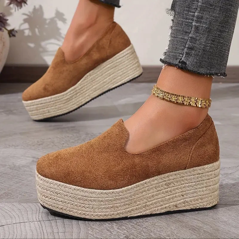 Matilda Platform Loafers — Cloud Slides